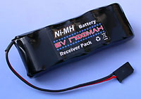 HobbyPro NiMh 2/3A Battery 6V 1700mAh Receiver Pack