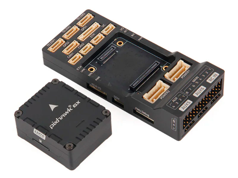 Полётный контроллер Holybro Pixhawk 6X Flight Controller Standard Base V2A with GPS M9N with PM02D (HB-PX6X-SKU20302) (нажмите для увеличения) Полётный контроллер Holybro Pixhawk 6X Flight Controller Standard Base V2A with GPS M9N with PM02D (HB-PX6X-SKU20302) (нажмите для увеличения)