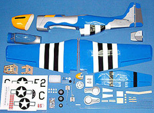 Mustang P51D LOU IV 25e Blue ARF (HP-P51D-25-BL-08) (нажмите для увеличения) Mustang P51D LOU IV 25e Blue ARF (HP-P51D-25-BL-08) (нажмите для увеличения)