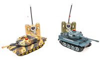 HuanQi 508 Tiger vs Leopard Infrared Remote Control Battle Tank Set (нажмите для увеличения)