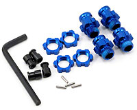 Aluminum 17mm Wheel Adapter Set Blue Slash 2WD 4pcs (  )