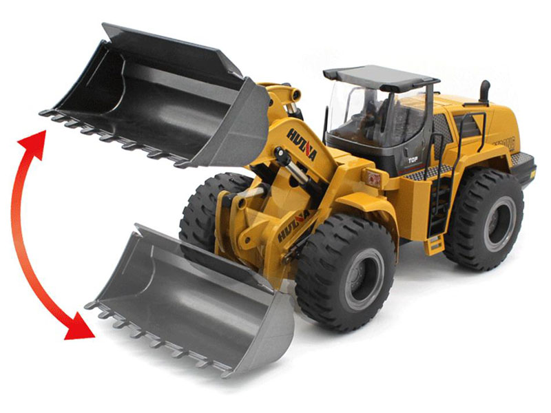 Радиоуправляемый фронтальный погрузчик Huina RC Wheeled Loader 1:14 2.4GHz RTR (HN1583) (нажмите для увеличения) Радиоуправляемый фронтальный погрузчик Huina RC Wheeled Loader 1:14 2.4GHz RTR (HN1583) (нажмите для увеличения)