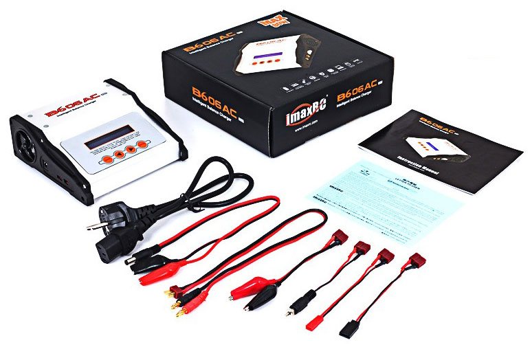 Зарядное устройство iMaxRC B606 AC/DC Balance Charger (IMAX-B606AC) (нажмите для увеличения) Зарядное устройство iMaxRC B606 AC/DC Balance Charger (IMAX-B606AC) (нажмите для увеличения)