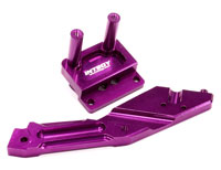 Billet Machined Rear Anti-Bending Plate Purple Bullet (  )