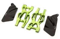 Billet Machined Rear Lower Suspension Arm Green Bullet 2pcs (  )