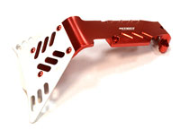 Aluminum Rear Skid Plate Red Revo (  )