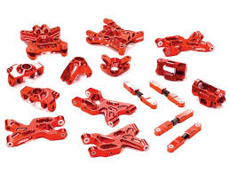 Billet Machined Suspension Kit Red Savage XS Flux (  )