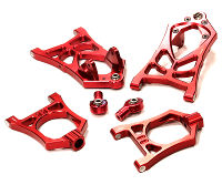 Billet Machined Type IV Front Suspension Arm Set Red Baja 5B 2pcs (  )