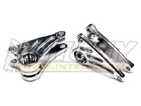 Billet Machined Front Rocker Arm Silver E-Revo 1/16 2pcs (  )