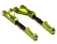 Billet Machined T2 Upper Arm Green Savage X 2pcs (  )