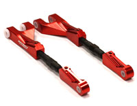 Billet Machined T2 Upper Arm Red Savage X 2pcs (  )