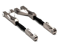 Billet Machined T2 Upper Arm Silver Savage X 2pcs (  )