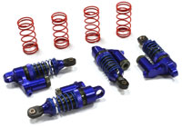 Billet Machined Piggyback Shock Blue E-Revo 1/16 4pcs (  )