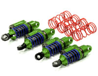 Billet Machined Piggyback Shock Green E-Revo 1/16 4pcs (  )