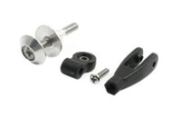 Aluminum Control Horn M3x15x2mm with Plastic Clevis Bearing 1pcs (  )