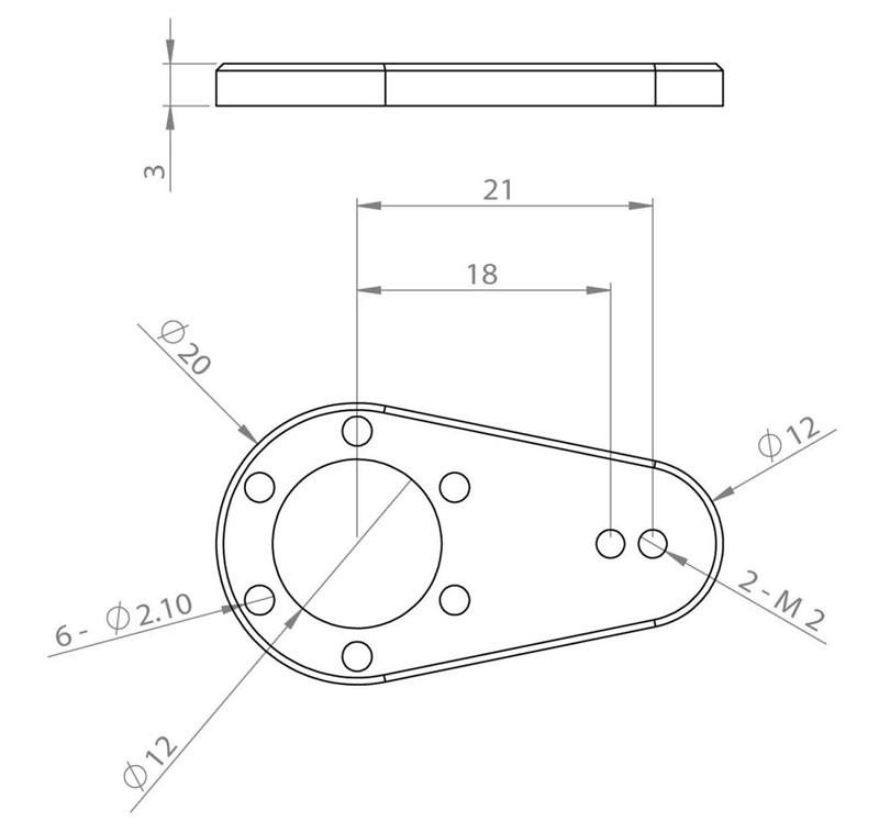Алюминиевые качалки серво MKS X8 Metal Servo Horn Ø8mm L:18/21mm 2pcs (MKS-O0002015-2) (нажмите для увеличения) Алюминиевые качалки серво MKS X8 Metal Servo Horn Ø8mm L:18/21mm 2pcs (MKS-O0002015-2) (нажмите для увеличения)