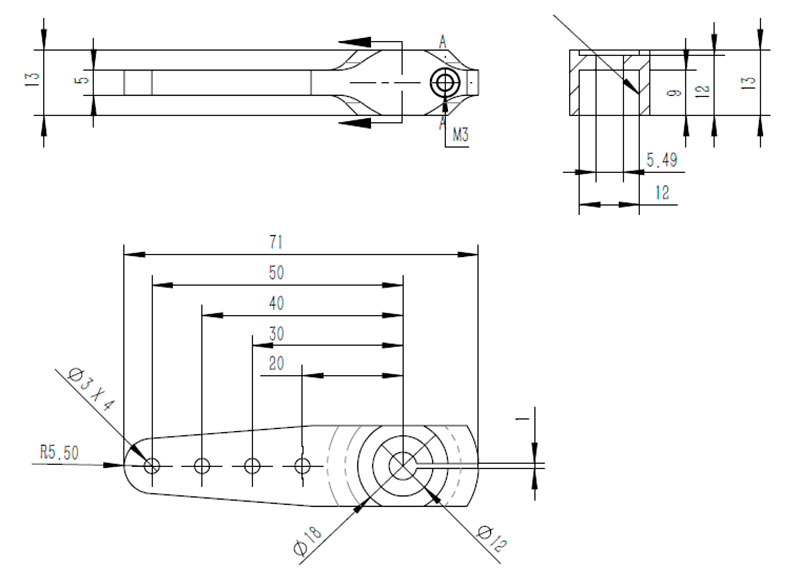 Алюминиевая качалка сервопривода KST X25 / X30 / X50 Metal Single Servo Horn 25T-12 71mm (KST-1225.50) (нажмите для увеличения) Алюминиевая качалка сервопривода KST X25 / X30 / X50 Metal Single Servo Horn 25T-12 71mm (KST-1225.50) (нажмите для увеличения)