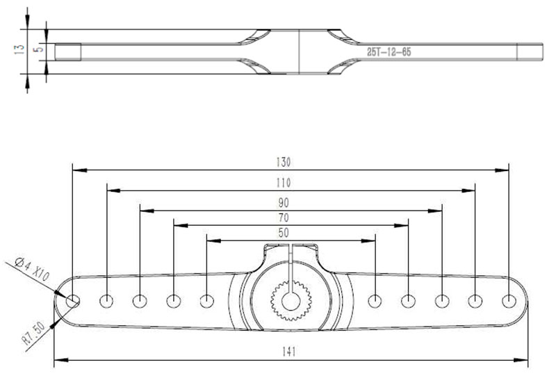 Алюминиевая качалка сервопривода двусторонняя KST X25 / X30 / X50 Metal Double Servo Horn 25T-12 141mm (KST-25T-12-65) (нажмите для увеличения) Алюминиевая качалка сервопривода двусторонняя KST X25 / X30 / X50 Metal Double Servo Horn 25T-12 141mm (KST-25T-12-65) (нажмите для увеличения)