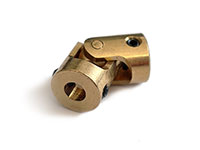 Metal Coupling Unit Copper for RC Boat D7xØ3xØ3xM3xL13mm (  )