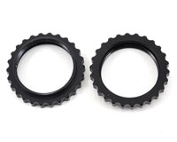 Aluminum Threaded Shock Collar Black Kraton 2pcs (  )