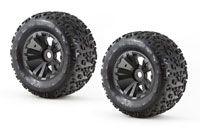 Arrma dBoots Copperhead 2 MT 6S Tire on Black Wheel 169x82mm HEX17mm 2pcs (  )