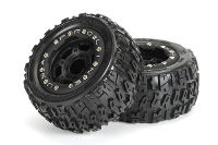Trencher M2 2.2 Tires on Titus Bead Lock Wheels Black Hex12mm 2pcs (  )