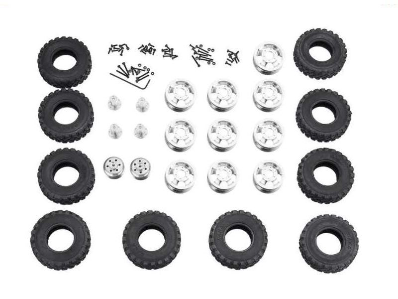 WPL B-16, B-36 Rubber Tires Assembly 6x6 1/16 10pcs (  )