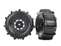 Unlimited Desert Racer UDR Pre-Mounted Paddle Tires & Wheels 2pcs (  )