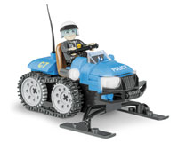 Cobi Action Town. Police Snowmobile