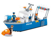 Cobi Action Town. Police Patrol Boat (  )
