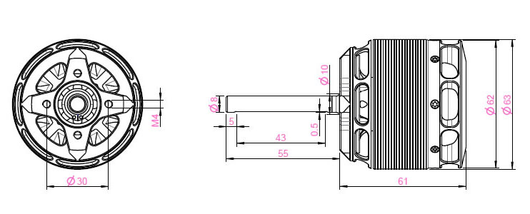 Бесколлекторный электромотор Kontronik Pyro 850-50L Competition 500kV (276081C) (нажмите для увеличения) Бесколлекторный электромотор Kontronik Pyro 850-50L Competition 500kV (276081C) (нажмите для увеличения)