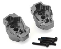 Aluminum Rear Portal Drive Axle Mounts Charcoal Grey TRX-4 2pcs (  )