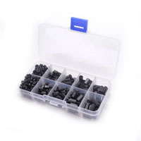 Nylon M3mm M-F Hex Spacers Screw Nut Assortment Set 300pcs (  )