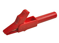 Amass Nickel-Plated Brass Crocodile Clip 56mm CATII 300V 15A Red 1pcs (  )