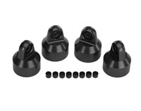 Aluminum GTX Shock Cap Black X-Maxx 4pcs (  )