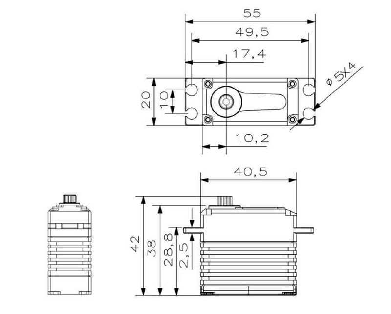 Сервопривод цифровой бесколлекторный KST BLS915 V8.0 HV Metal Gear Brushless Digital Servo (KST-BLS915V8) (нажмите для увеличения) Сервопривод цифровой бесколлекторный KST BLS915 V8.0 HV Metal Gear Brushless Digital Servo (KST-BLS915V8) (нажмите для увеличения)
