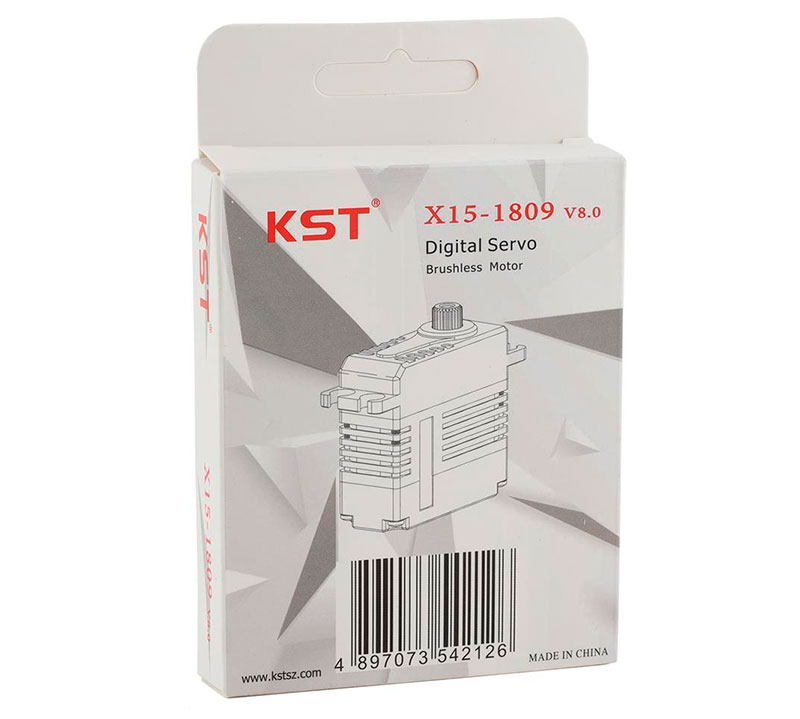 Цифровой сервопривод бесколлекторный KST X15-1809 HV Metal Gear Brushless Mini Digital Servo (KST-X15-1809) (нажмите для увеличения) Цифровой сервопривод бесколлекторный KST X15-1809 HV Metal Gear Brushless Mini Digital Servo (KST-X15-1809) (нажмите для увеличения)