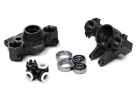 Billet Machined Steering Block Black Revo 2pcs (  )