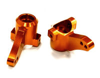 Billet Machined Steering Knuckle Orange Bullet 2pcs