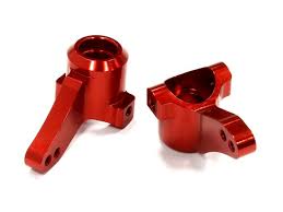 Billet Machined Steering Knuckle Red Bullet 2pcs (  )