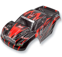 SMax Red Monster Truck Body Shell
