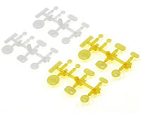 Axial LED Lens Set Clear & Yellow