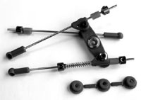 Pro Throttle/Brake Linkage Set Black (  )