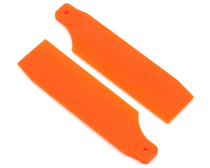 Лопасти хвостовые KBDD Neon Orange Tail Rotor Blades for T-Rex 450 61mm ...