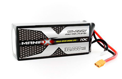Аккумулятор ManiaX LiPo Battery 6S 22.2V 30000mAh 10C XT90 (MX30000-10C-6S) (нажмите для увеличения) Аккумулятор ManiaX LiPo Battery 6S 22.2V 30000mAh 10C XT90 (MX30000-10C-6S) (нажмите для увеличения)