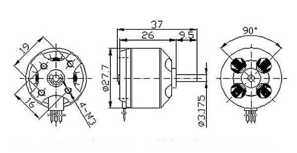 Бесколлекторный электромотор Maytech MTO2826-1400-S 1400kV Brushless Motor 205W (MTO2826-1400-S) (нажмите для увеличения) Бесколлекторный электромотор Maytech MTO2826-1400-S 1400kV Brushless Motor 205W (MTO2826-1400-S) (нажмите для увеличения)