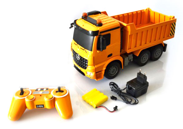 Радиоуправляемый грузовик Double Eagle Mercedes-Benz Arocs Dump Truck Yellow 1:20 2.4GHz (E525-003) (нажмите для увеличения) Радиоуправляемый грузовик Double Eagle Mercedes-Benz Arocs Dump Truck Yellow 1:20 2.4GHz (E525-003) (нажмите для увеличения)