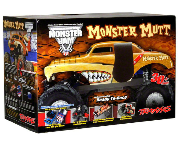 Радиоуправляемая машина Monster Mutt 2WD RTR (TRA3602R) (нажмите для увеличения) Радиоуправляемая машина Monster Mutt 2WD RTR (TRA3602R) (нажмите для увеличения)