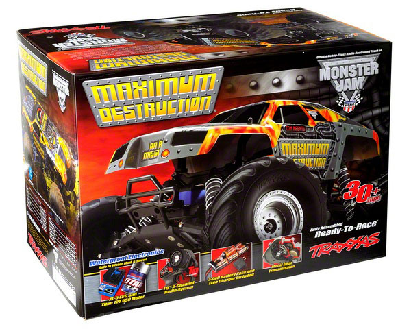 Радиоуправляемая машина Maximum Destruction 2WD RTR (TRA3602T) (нажмите для увеличения) Радиоуправляемая машина Maximum Destruction 2WD RTR (TRA3602T) (нажмите для увеличения)