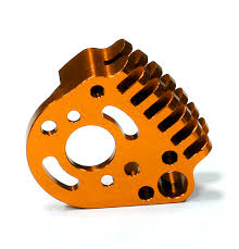 Integy Aluminum Motor Heatsink Orange E-Revo 1/16